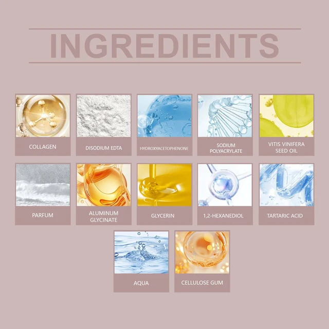 Alt view image 4 of 5 - Skin Tightening & Pore Minimizing Care, Collagen Hydrating Face Mask Boxed - Gentle Moisture