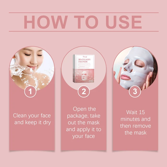 Alt view image 6 of 6 - Tightened Skin, Collagen Firming Face Mask (Boxed) - Hydrating & Anti-Wrinkle Moisturizing Skin Care for Smooth