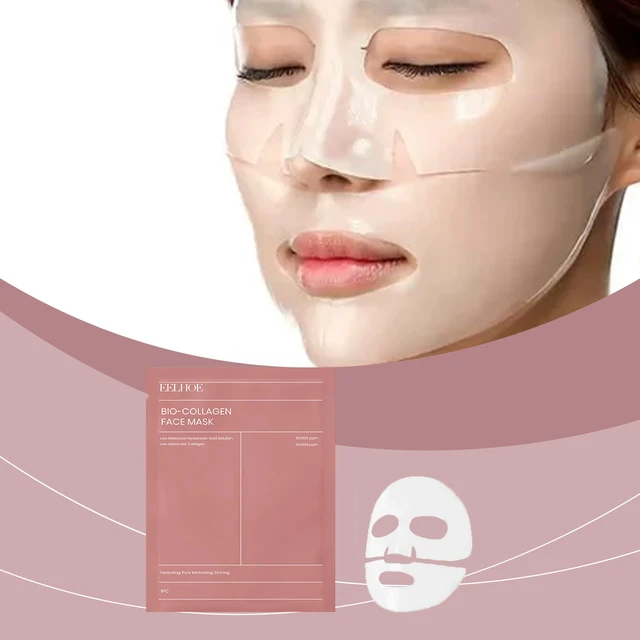 Alt view image 2 of 6 - Collagen Sheet Mask Bag - Nourishing Hydrating Moisturizing Brightening Smooth Skin Care