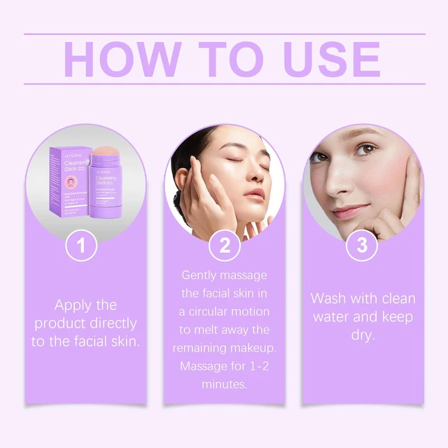 Alt view image 5 of 5 - Daily Gentle Makeup Removing Stick for Face & Eyes - Effective Cleansing & Firming Balm