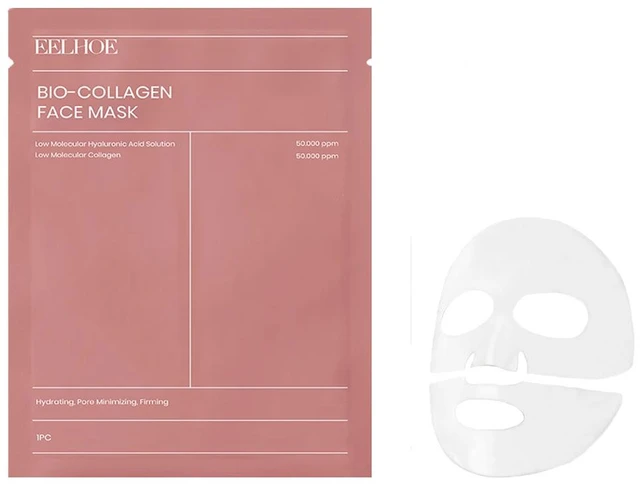 Main image of Collagen Sheet Mask Bag - Nourishing Hydrating Moisturizing Brightening Smooth Skin Care