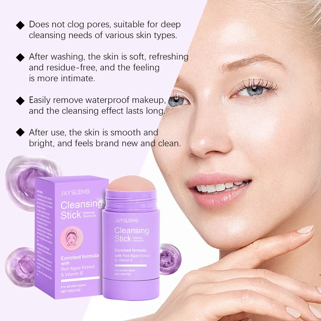 Alt view image 2 of 5 - Daily Gentle Makeup Removing Stick for Face & Eyes - Effective Cleansing & Firming Balm