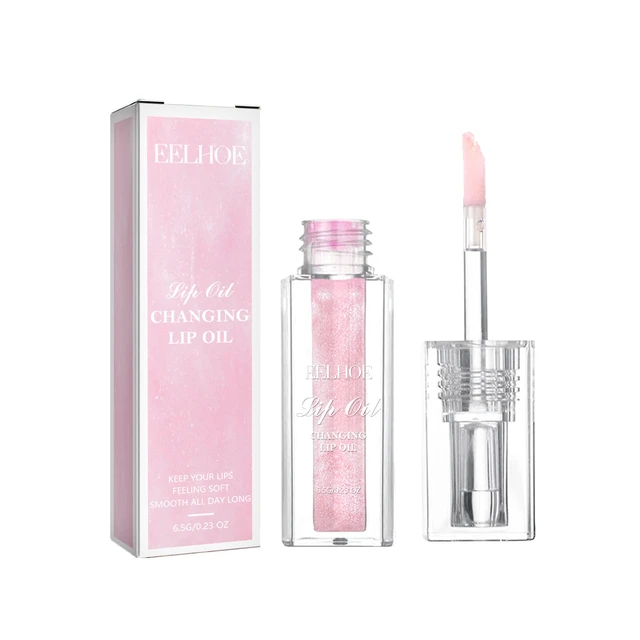 Main image of Smooths Fine Lines, Hydrating & Moisturizing Lip Care for Dry Cracked Lips, Color Changing Lip Oil
