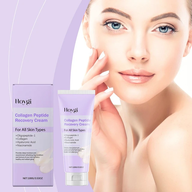 Alt view image 2 of 6 - Hydrating Moisturizer for Brightening & Nourishing Skin, Collagen Peptide Anti-Wrinkle Repair Cream