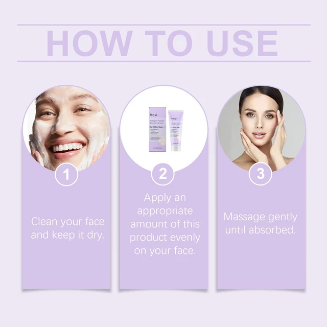 Alt view image 6 of 6 - Hydrating Moisturizer for Brightening & Nourishing Skin, Collagen Peptide Anti-Wrinkle Repair Cream