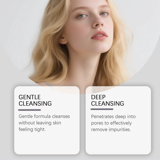 Alt view image 3 of 5 - Moisturizing & Lubricating Formula, Black Rice Foaming Face Wash - Gentle Deep Cleansing