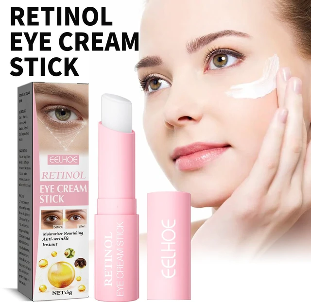 Main image of Crow's Feet & Dark Circles; Firms Eye Area Skin, Retinol Eye Stick - Hydrating Formula for Reducing Fine Lines