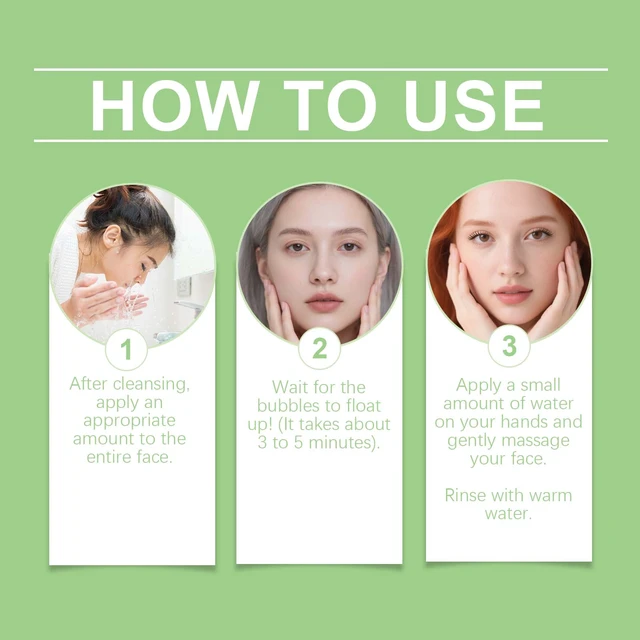 Alt view image 5 of 5 - Blackhead Removal & Hydrating Moisturizer, Foaming Deep Clean Face Mask - Gentle Oil Control