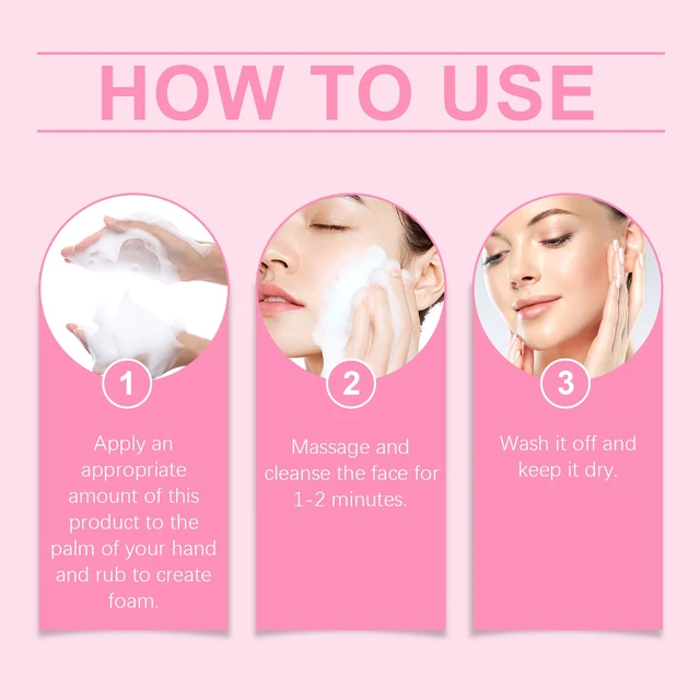 Alt view image 5 of 5 - Refreshing & Moisturizing, Acne Relief, Niacinamide Gentle Deep Cleansing Facial Wash for Pore Care