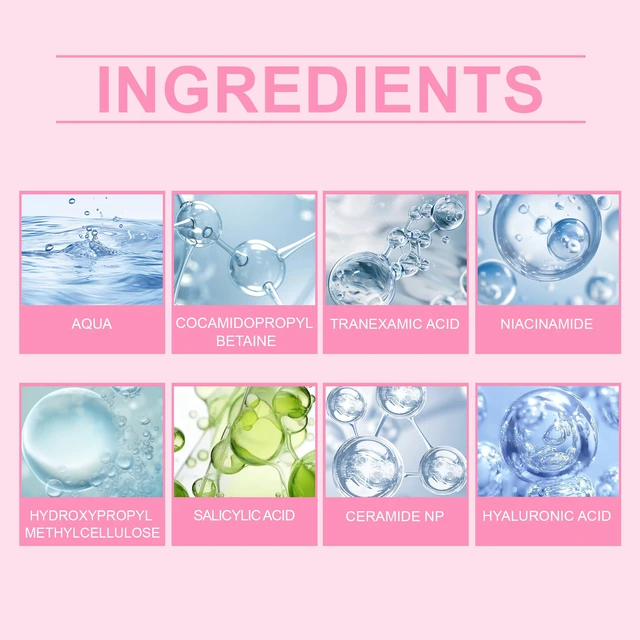 Alt view image 4 of 5 - Refreshing & Moisturizing, Acne Relief, Niacinamide Gentle Deep Cleansing Facial Wash for Pore Care