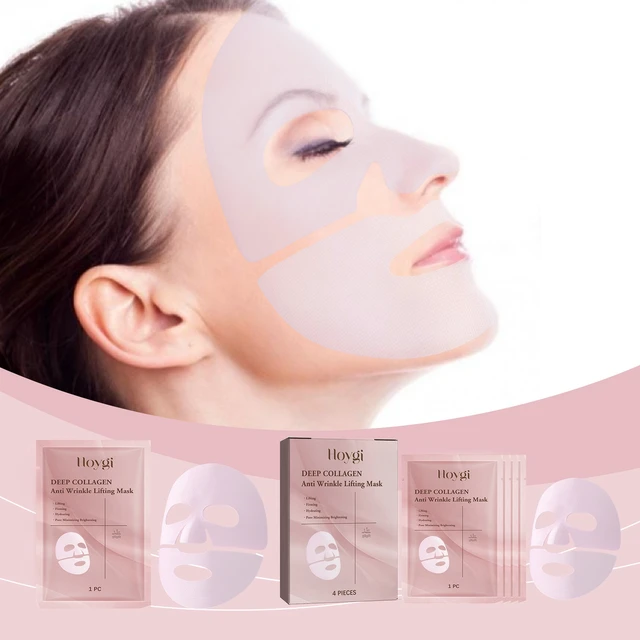 Alt view image 2 of 6 - Brightening & Skin Nourishing, Boxed Collagen Hydrating Face Mask - Anti-Aging