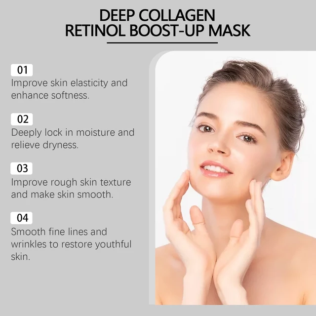 Alt view image 3 of 5 - and Skin Texture Refinement for Facial Care, Wrinkle Reduction, Pore Minimization, Hydrating & Firming Face Mask Intense Moisture