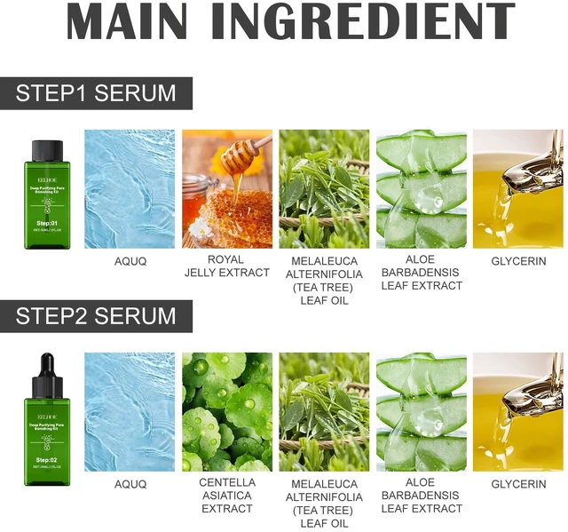Alt view image 5 of 6 - Tea Tree Oil Blackhead Removal Kit Pore Minimizing Hydrating Essence