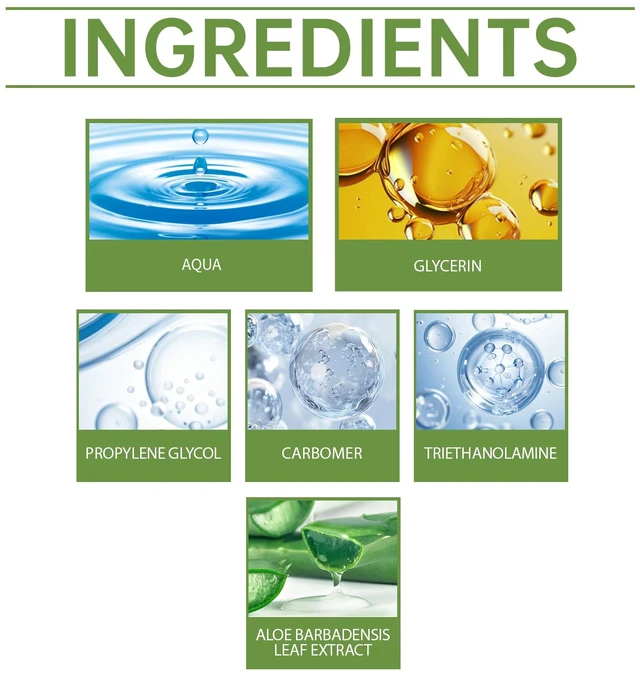 Alt view image 5 of 6 - Aloe Vera Facial Essence Hydrating Moisturizer Skin Brightening Refreshing Serum