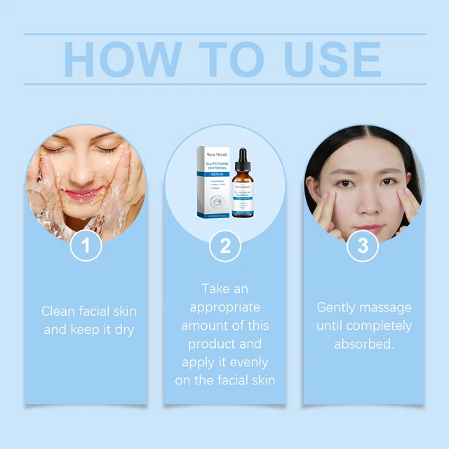 Alt view image 6 of 6 - West Month Glutathione Radiance Serum Hydrating Nourishing Face Care Essence