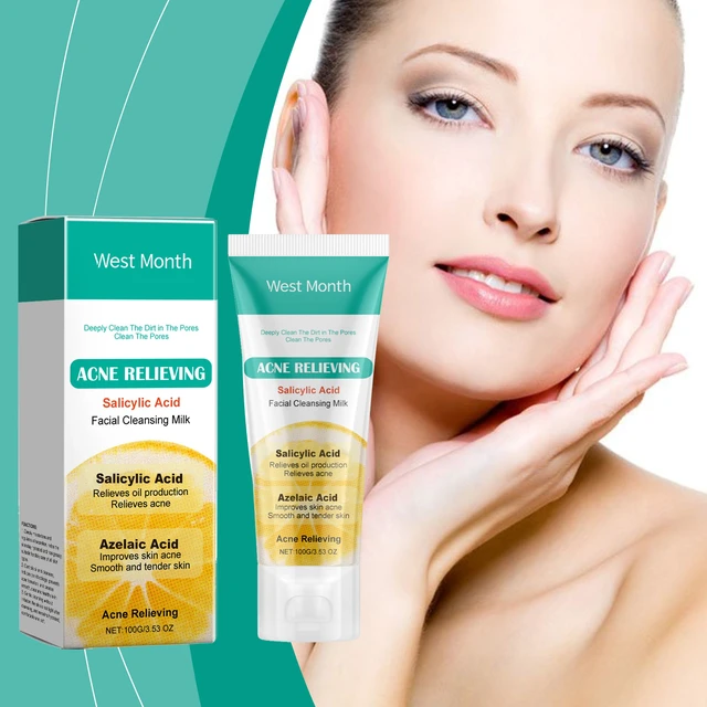 Alt view image 2 of 6 - Non-Tightening Skin Relief, Hydrating Oil Control Cleanser, West Month Salicylic Acid Acne Face Wash