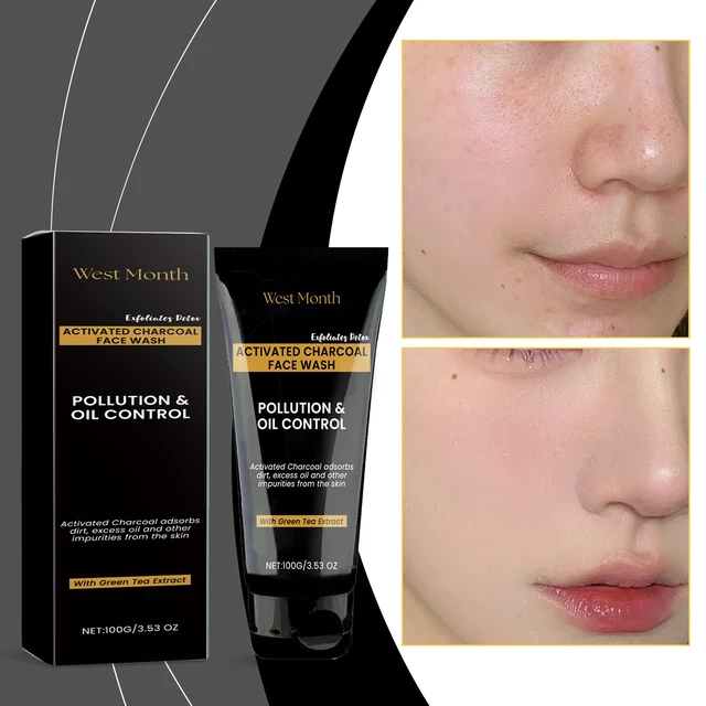 Alt view image 2 of 6 - Hydration and Skin Rejuvenation, Exfoliation, West Month Gentle Facial Cleanser for Deep Pore Cleaning