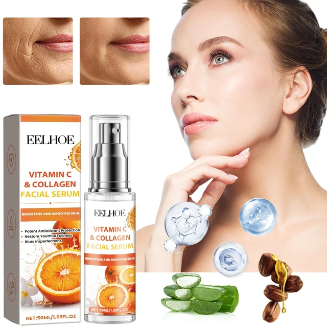Alt view image 2 of 6 - Collagen Facial Serum Hydrating Moisturizing Smooth Day & Night Essence