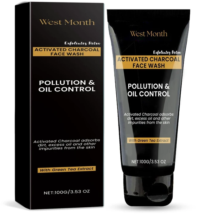 Main image of Hydration and Skin Rejuvenation, Exfoliation, West Month Gentle Facial Cleanser for Deep Pore Cleaning