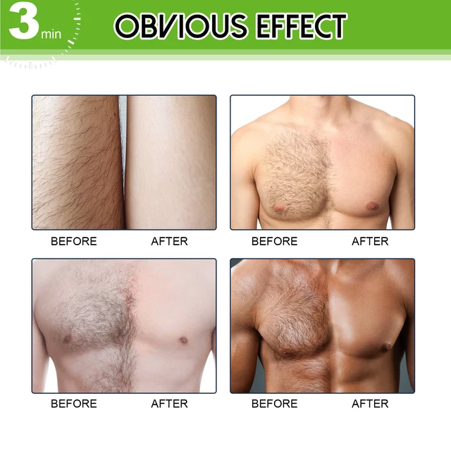 Alt view image 4 of 5 - Gentle Men's Hair Removal Cream Non-irritating Body Depilatory for Cleansing and Skin Renewal