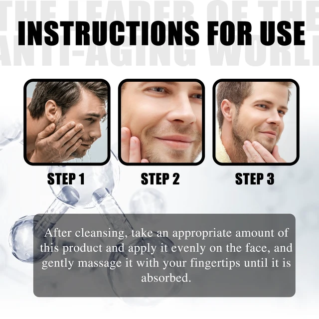 Alt view image 6 of 6 - Hydrating & Refreshing Face Cream for Fine Lines and Wrinkles, Men's Anti-Aging Moisturizer