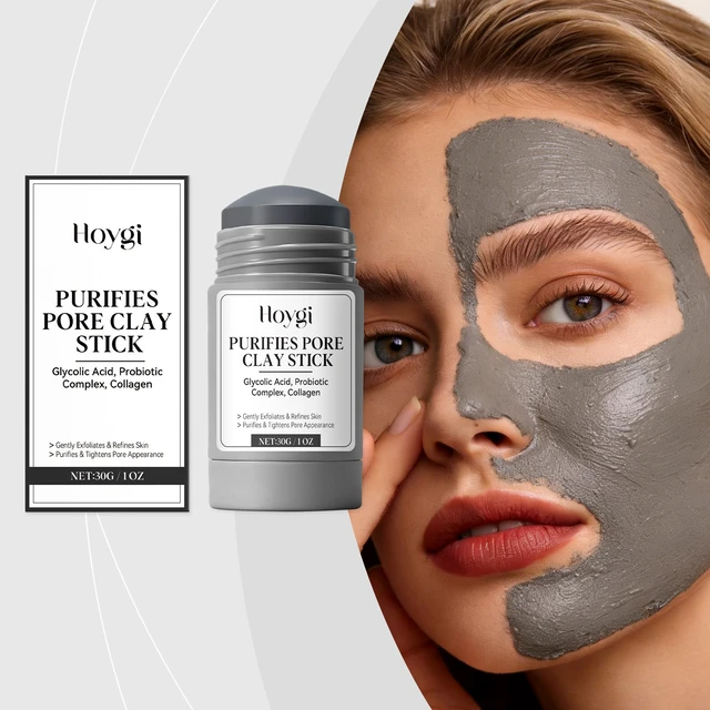 Alt view image 2 of 6 - Refreshing & Moisturizing Skin Care, Gentle Cleansing Pore Purifying Mud Stick for Hydrating