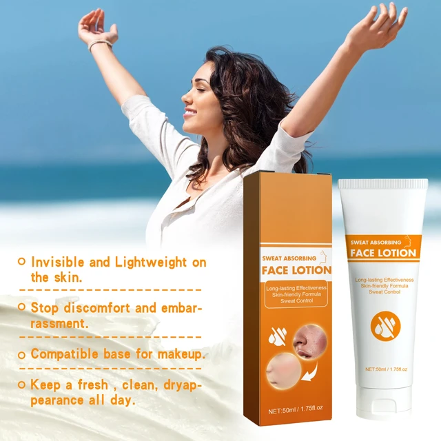 Alt view image 3 of 5 - Long-Lasting Oil Control & Antiperspirant Care, Gentle Facial Sweat Lotion for Refreshing Skin