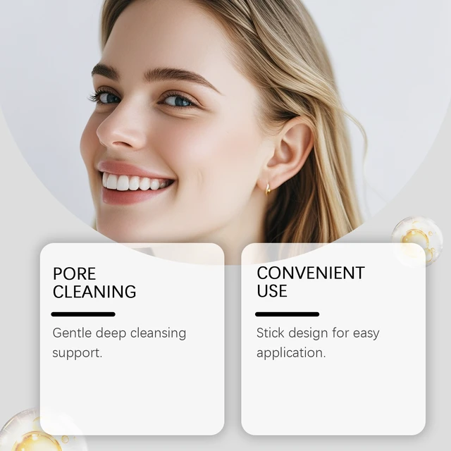 Alt view image 4 of 6 - Refreshing & Moisturizing Skin Care, Gentle Cleansing Pore Purifying Mud Stick for Hydrating