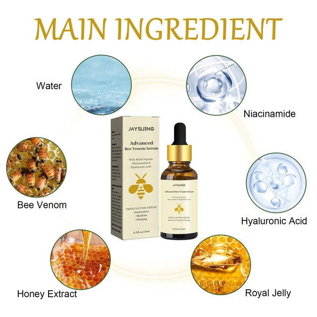 Alt view image 5 of 7 - Hydrating & Firming Essence, Bee Venom Serum for Dull Skin Repair