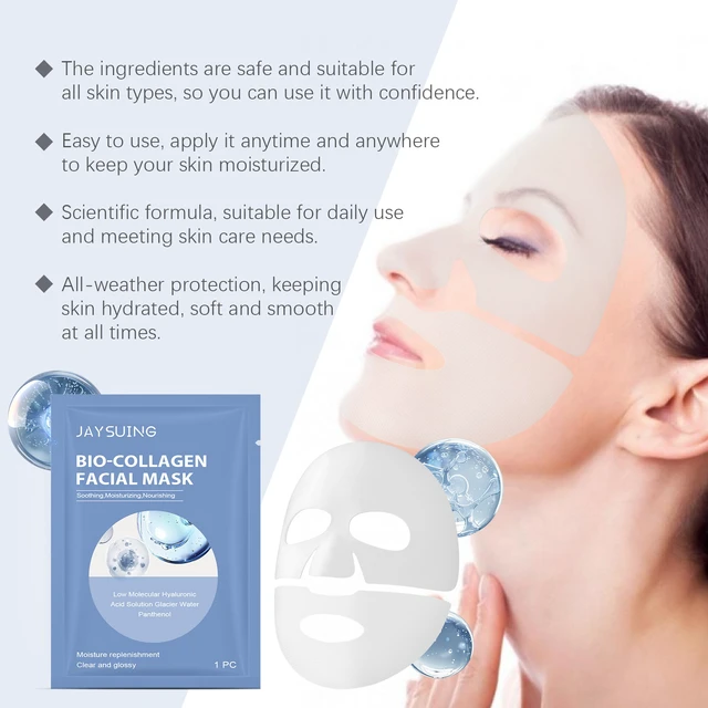 Alt view image 4 of 6 - Moisturizing & Elasticity Boosting, Collagen Soothing Face Mask Pack - Hydrating