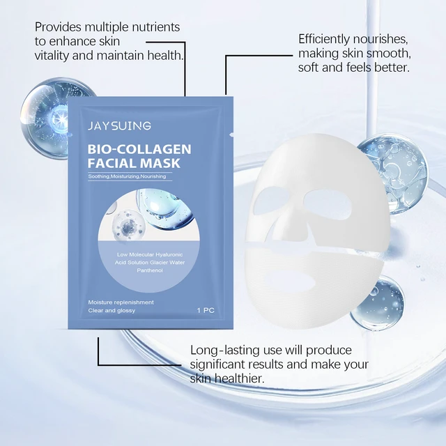 Alt view image 3 of 6 - Moisturizing & Elasticity Boosting, Collagen Soothing Face Mask Pack - Hydrating