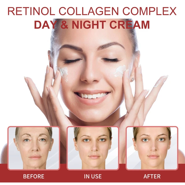 Alt view image 3 of 7 - Hydrating Brightening Firming Moisturizer for Deep Skin Rejuvenation, Retinol Anti-Wrinkle Cream