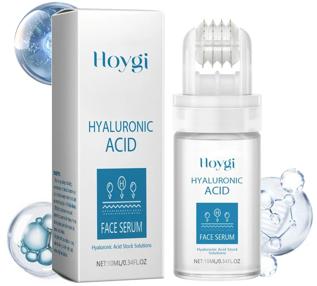 Main image of Hyaluronic Acid Facial Roller Essence for Radiant Skin & Pore Refining