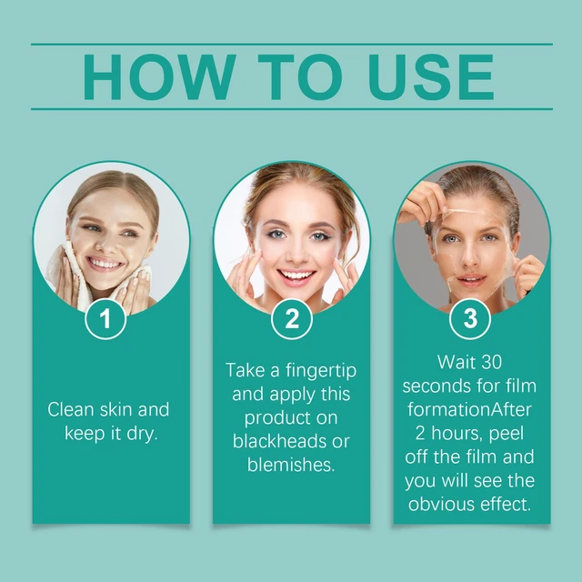 Alt view image 6 of 6 - Deep Cleansing Facial Essence to Minimize Pores, Acne Treatment Serum for Blackheads & Closed Comedones