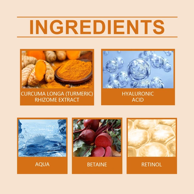 Alt view image 5 of 6 - Refreshing Whitening Effect, Brightening & Moisturizing Repair - Fades Fine Lines and Dark Spots, Turmeric Face Cream for Anti-Wrinkle