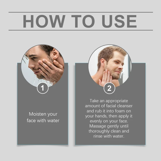 Alt view image 5 of 5 - Rich Lather No Tightness, Deep Cleansing Moisturizer, Men's Gentle Hydrating Facial Foam