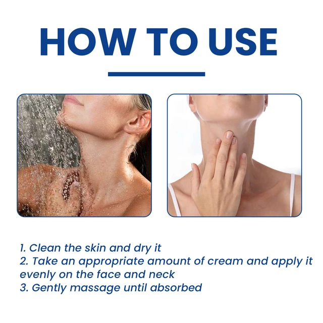 Alt view image 6 of 6 - Hydrating Neck Firming Cream with Collagen for Moisturizing and Contour Enhancement