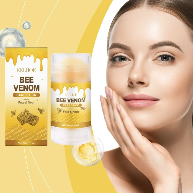 Alt view image 2 of 6 - Bee Venom Neck Massage Stick - Gentle Hydration & Moisturizing Body Skin Care for Discomfort Relief