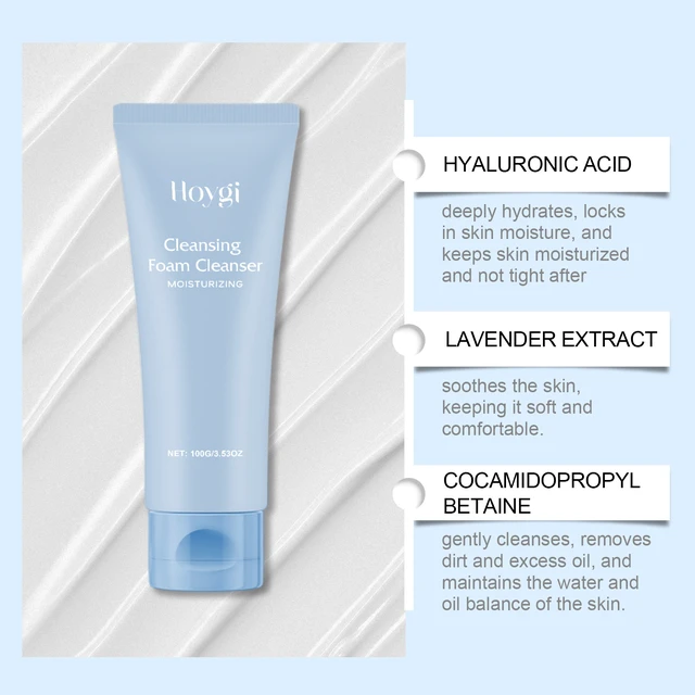 Alt view image 3 of 5 - Gentle Hydrating Facial Cleanser Oil for Dry Skin Smoothing & Moisturizing Care
