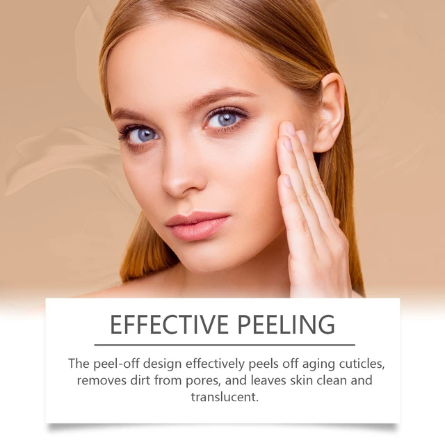 Alt view image 3 of 6 - Collagen Peeling Face Mask Hydrating Moisturizing Anti-Wrinkle Reduces Fine Lines Tear Off Mask