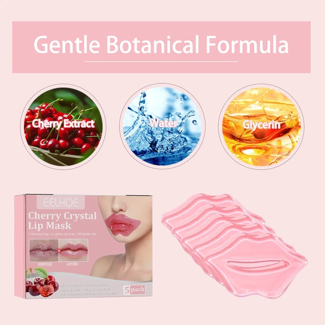 Alt view image 5 of 7 - Fades Lip Lines, Non-Greasy, Moisturizing & Repairing Formula, Cherry Crystal Lip Mask - Hydrating