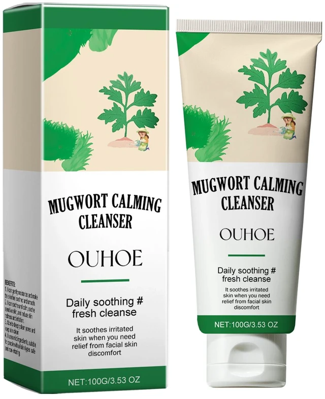 Main image of Mugwort Face Wash - Hydrating & Deep Cleansing for Pore Care and Oil Balance