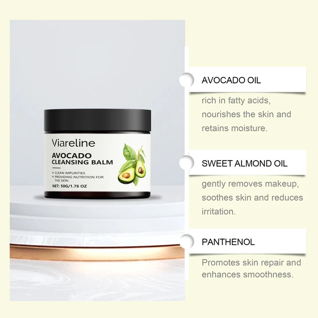 Alt view image 2 of 5 - Emulsifies Quickly for Easy Rinse with No Residue, Moisturizing & Refreshing Makeup Remover, Avocado Cleanser - Gentle