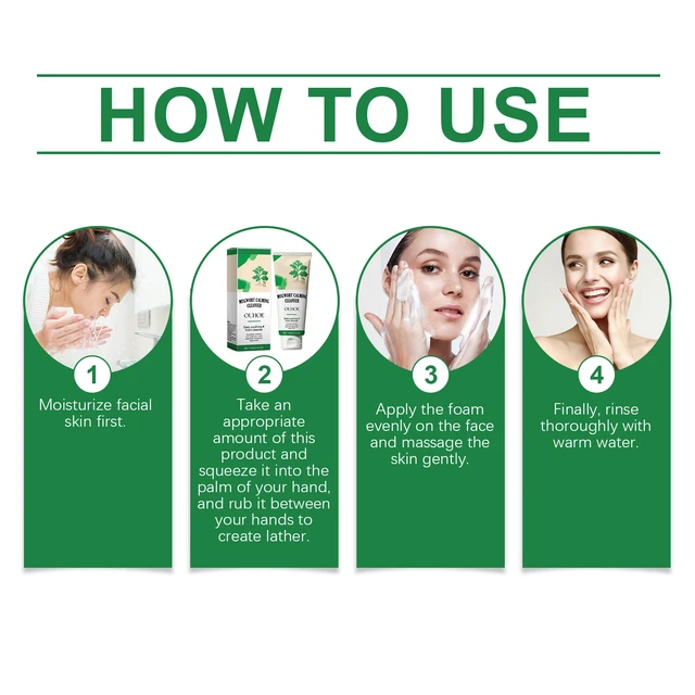 Alt view image 6 of 6 - Mugwort Face Wash - Hydrating & Deep Cleansing for Pore Care and Oil Balance