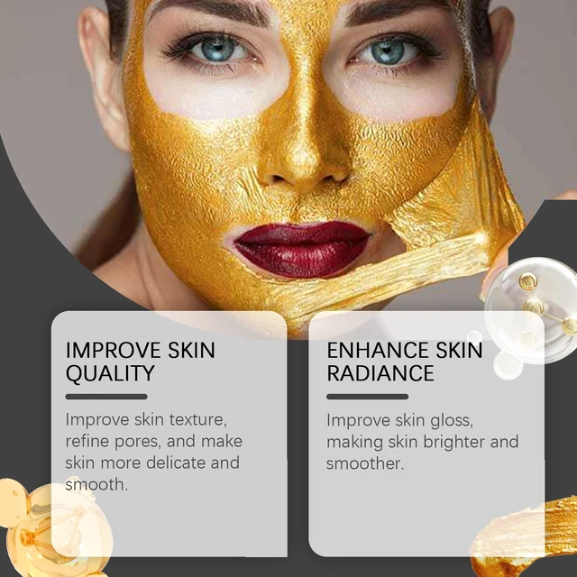 Alt view image 4 of 6 - West Month 24K Gold Collagen Peel-Off Mask - Moisturizing & Cleansing Formula