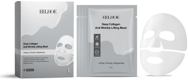 Main image of Brightening & Hydrating Gentle Skincare Treatment, Firming, Boxed Collagen Sheet Mask - Moisturizing