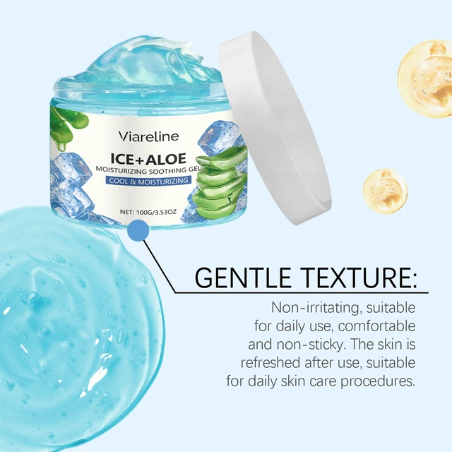 Alt view image 3 of 6 - Aloe Vera Hydrating Gel - Post-Sun Repair Facial Essence for Skin Care