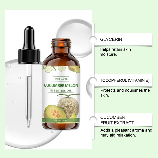Alt view image 3 of 5 - Nourished & Fragrant Skin Soothing Care Oil, West Month Cucumber Hydrating Botanical Essence for Soft