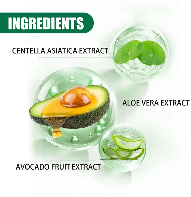 Alt view image 5 of 6 - Pore Tightening & Brightening Firming Mask, Oil Control, Avocado Fruit Foaming Cleanser - Deep Cleaning