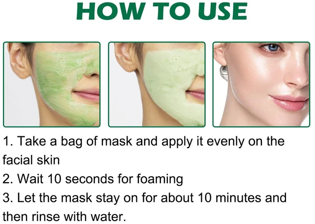 Alt view image 6 of 6 - Pore Tightening & Brightening Firming Mask, Oil Control, Avocado Fruit Foaming Cleanser - Deep Cleaning